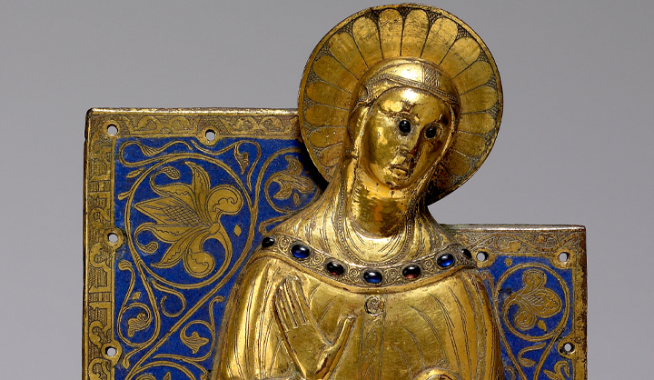 St. Christopher, Male saints, wood carving, 85 cm, Colored, acquisto  sculture in legno