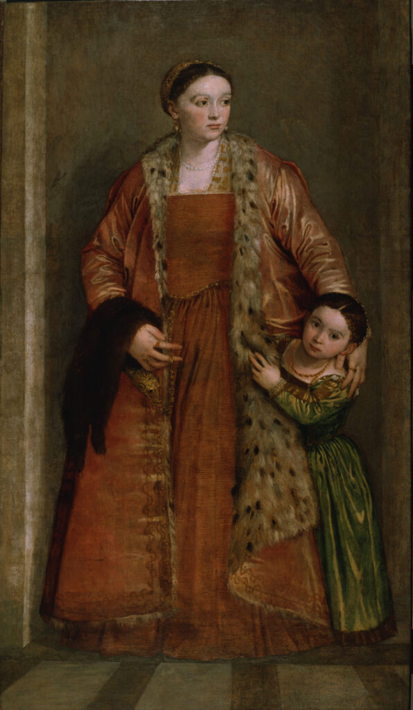 Portrait of Countess Livia da Porto Thiene and Her Daughter Deidamia