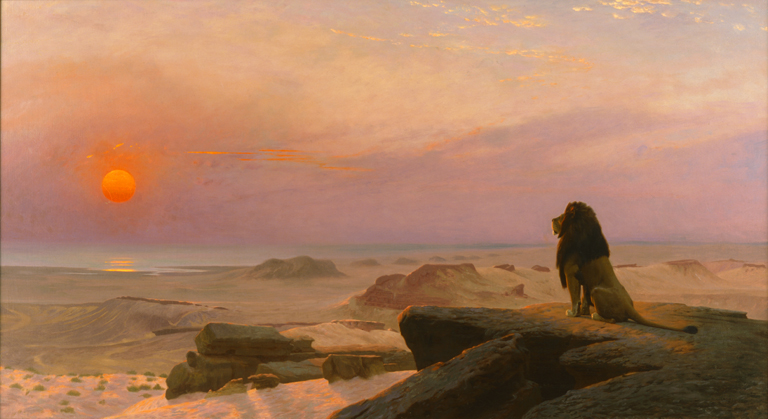 Jean-Léon Gérôme, The Two Majesties, 1883, oil on canvas, 27 1/4 × 50 3/4 in. (69.22 × 128.91 cm). Milwaukee Art Museum, Layton Art Collection, Inc., gift of Louis Allis, acc. no. L1968.82. Photo credit: John Nienhuis